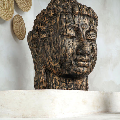 Great Buddha – natural materials sculpture, boho decor from Bali