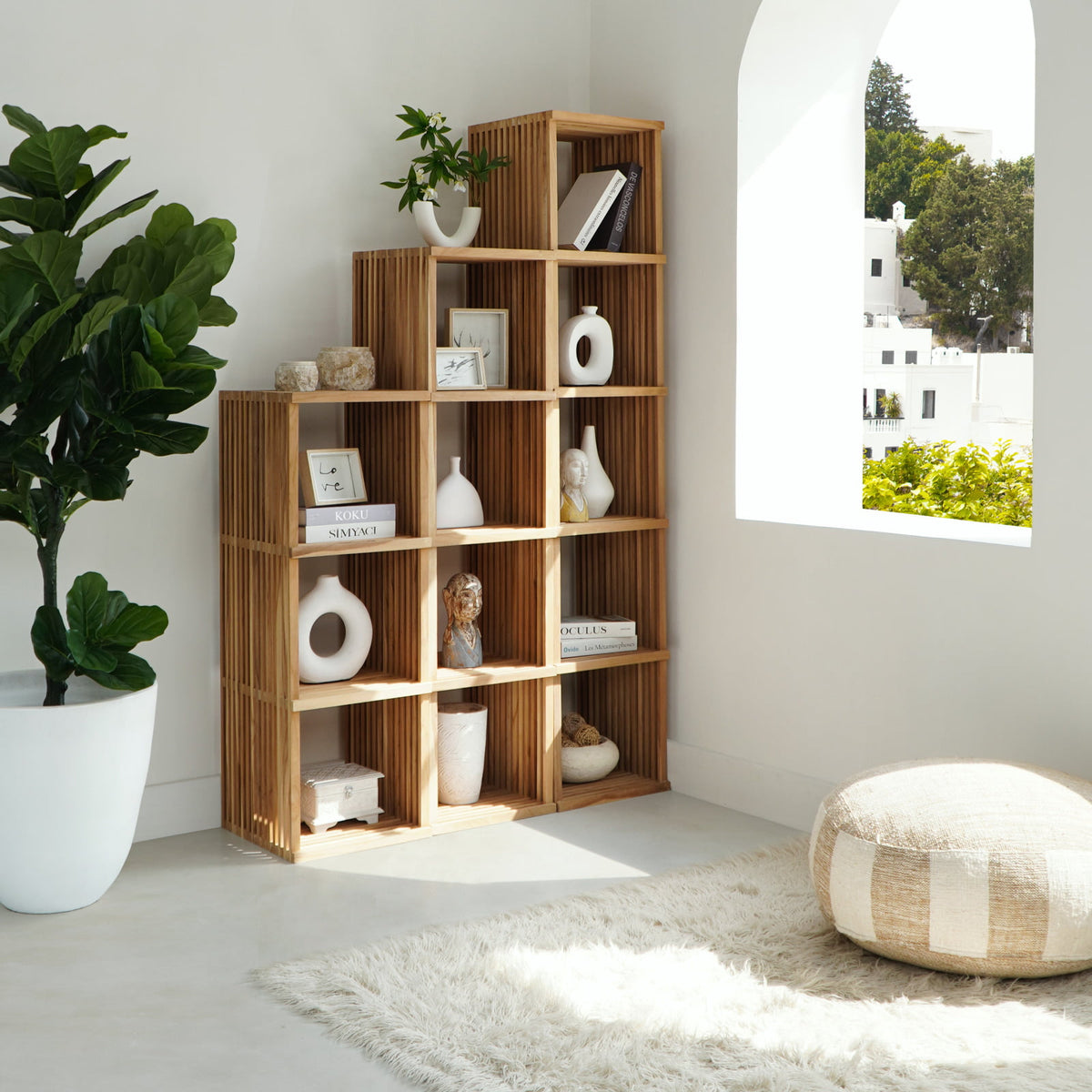 Linea 4 Level Rack W/O Leg