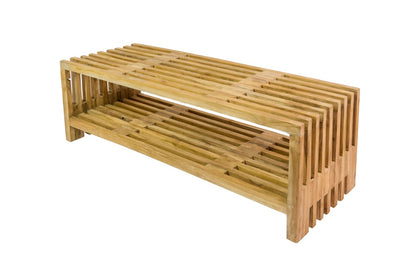 Teak rack – Linea, natural natural materials in boho style