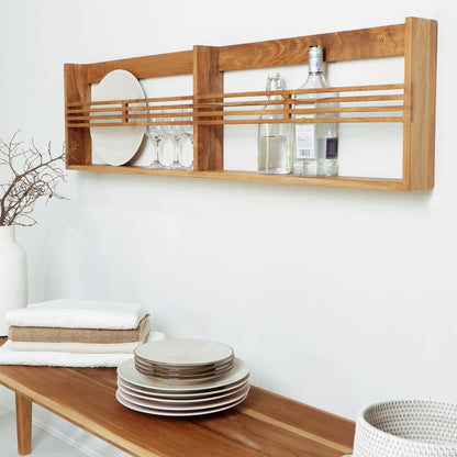 Teak cabinet – Linea, natural natural materials in boho style