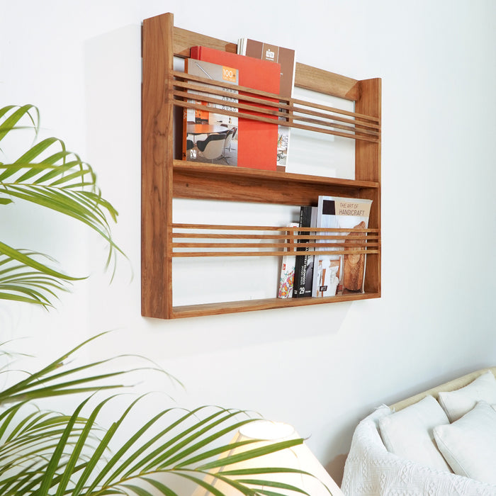Handmade teak cabinet – the Linea, boho furniture made in Bali