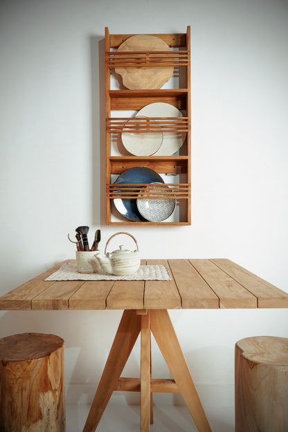 Teak cabinet Linea – handmade in Bali, boho style