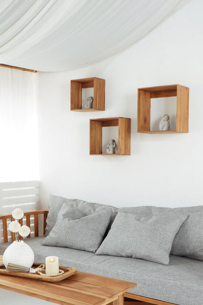 Linea cabinet, boho furniture handmade by Balinese artisans