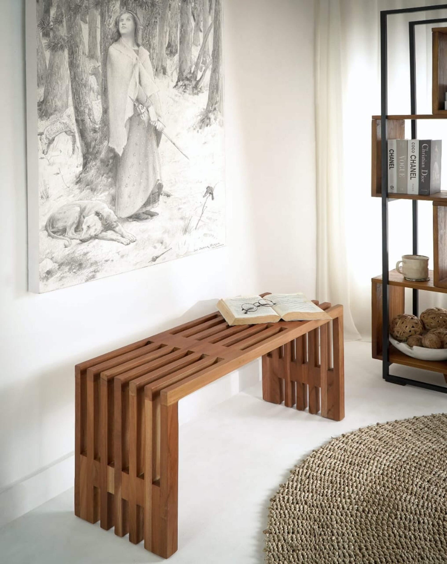 Linea Bench With 7 Slats