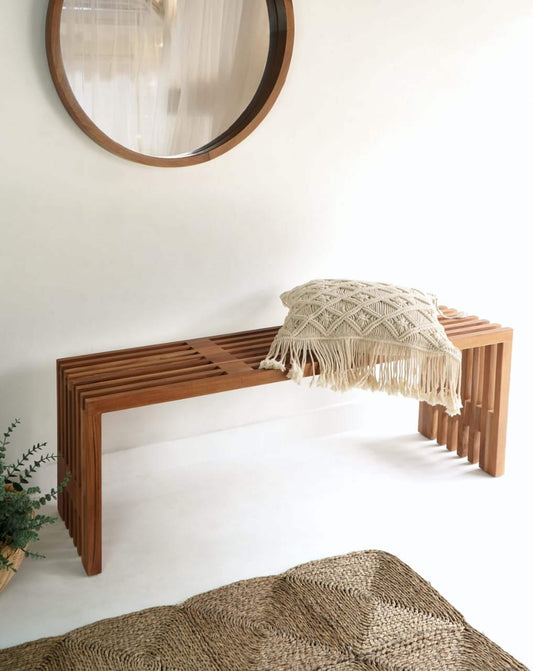 Linea Bench With 8 Slats