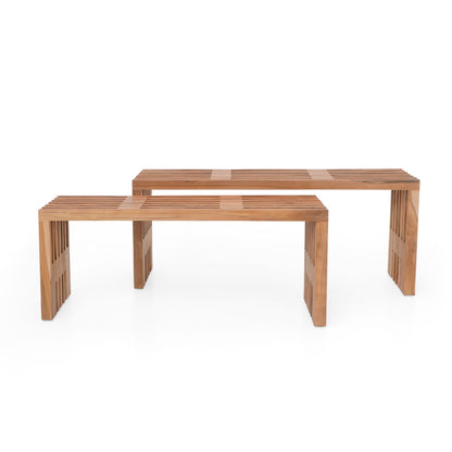 Linea – natural materials bench, boho furniture from Bali