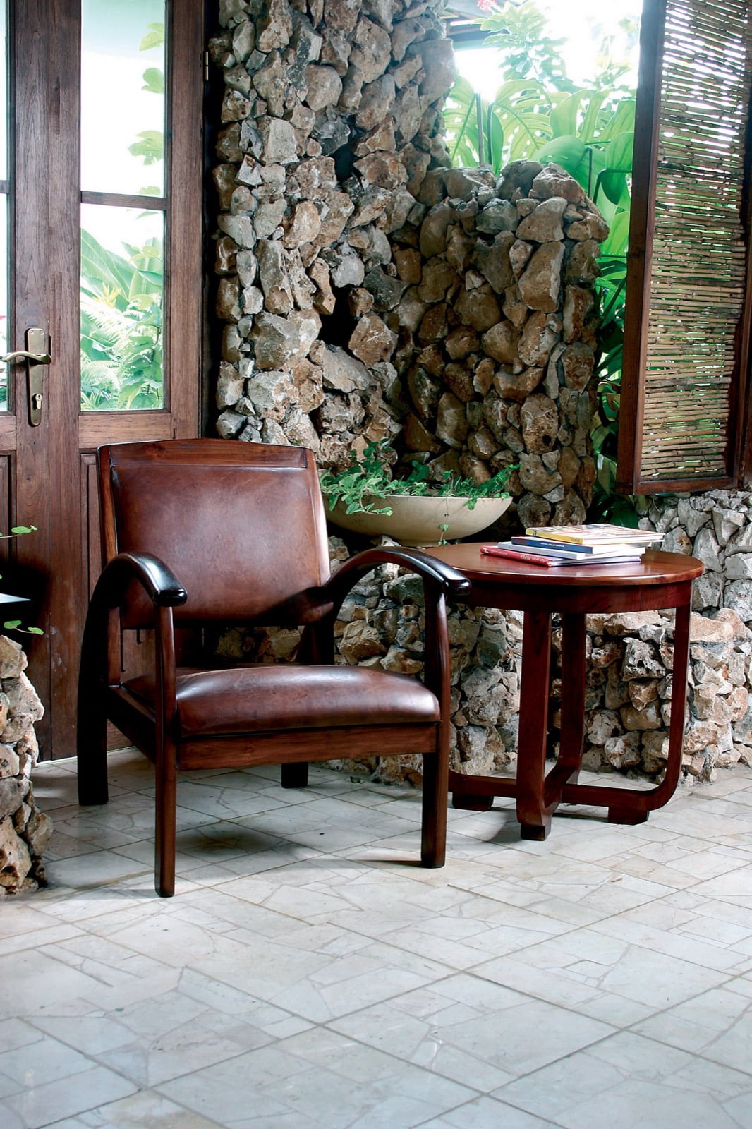 Handmade teak table – the Santana, boho furniture made in Bali