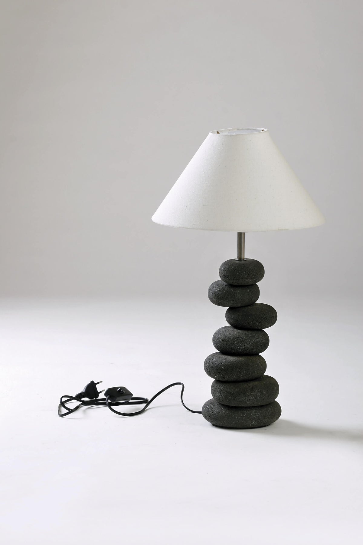 Stone Lamp With 7 Stone Without Electric Cable – Set of 2