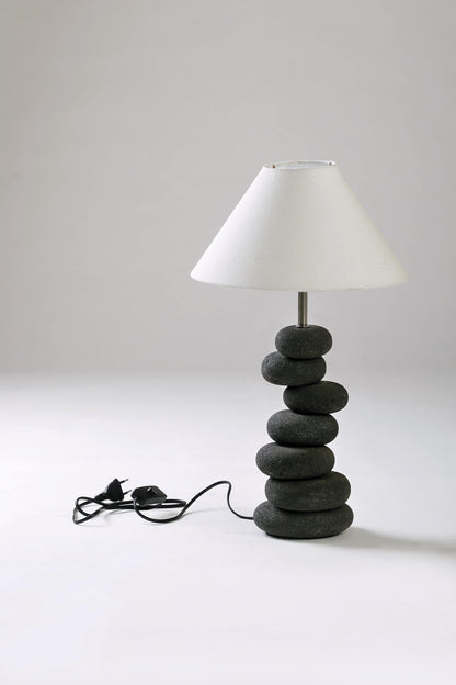 Bali Furniture – Stone Lamp With 7 Stone Without Electric Cable