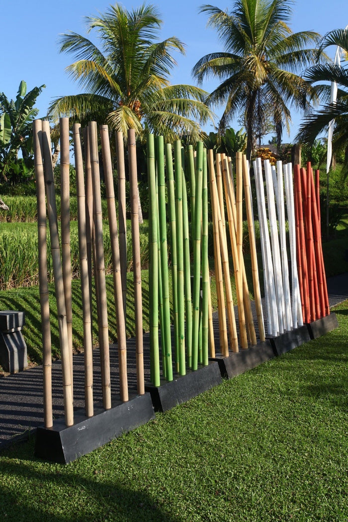Bali Furniture – Bamboo Divider – The Bamboo Divider brings warmth, textur