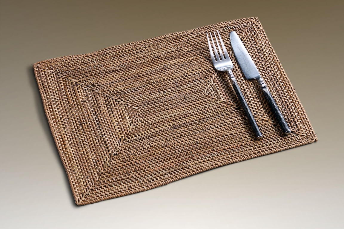 The Lombok placemat – natural materials, boho decor handmade in Bali