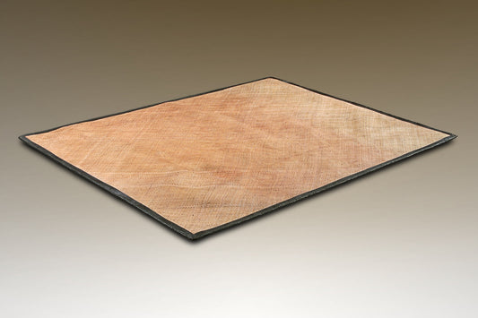 Rattan rug Carpet in white and brown – handcrafted decor from Bali