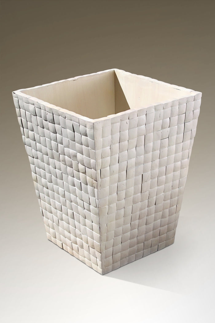 Handmade coconut shell waste bin – the Coconut, boho decor made in Bali
