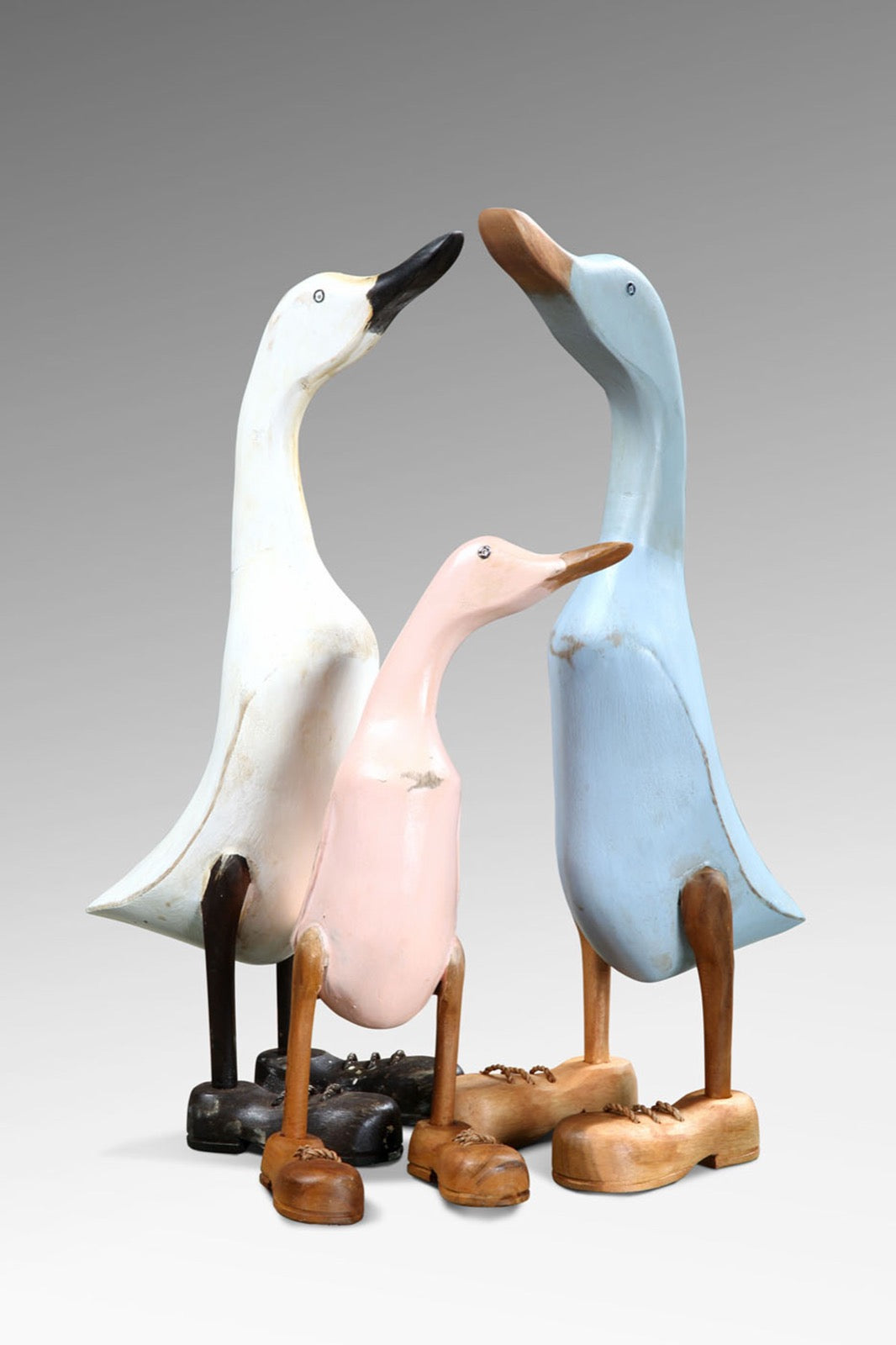 Handmade bamboo sculpture – the Duck, boho decor made in Bali