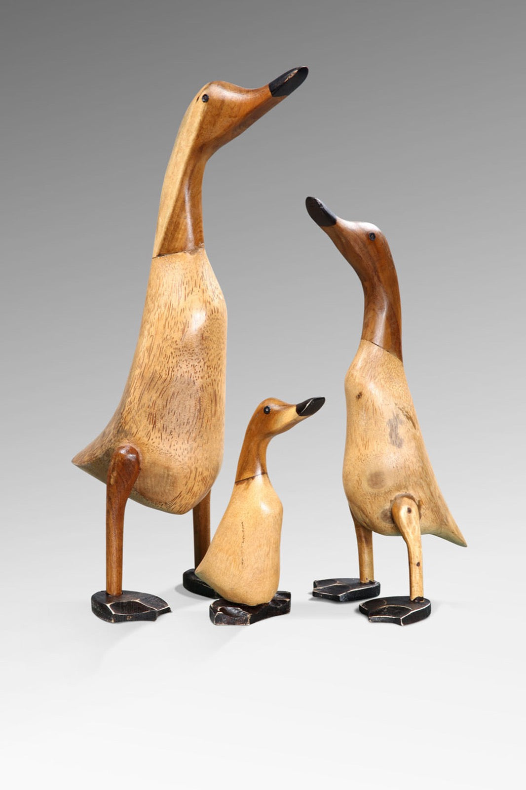 Bamboo sculpture – Duck – boho decor handmade in Bali by BaliSouk
