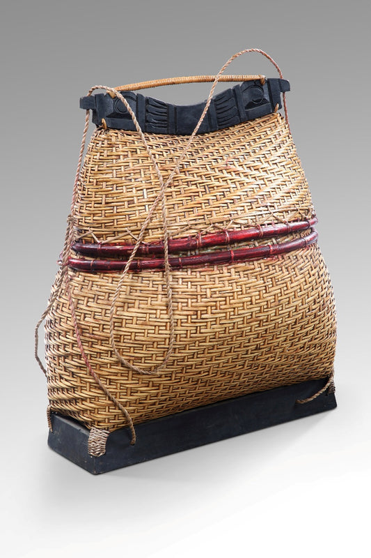Bamboo bag Bali in brown – handcrafted decor from Bali