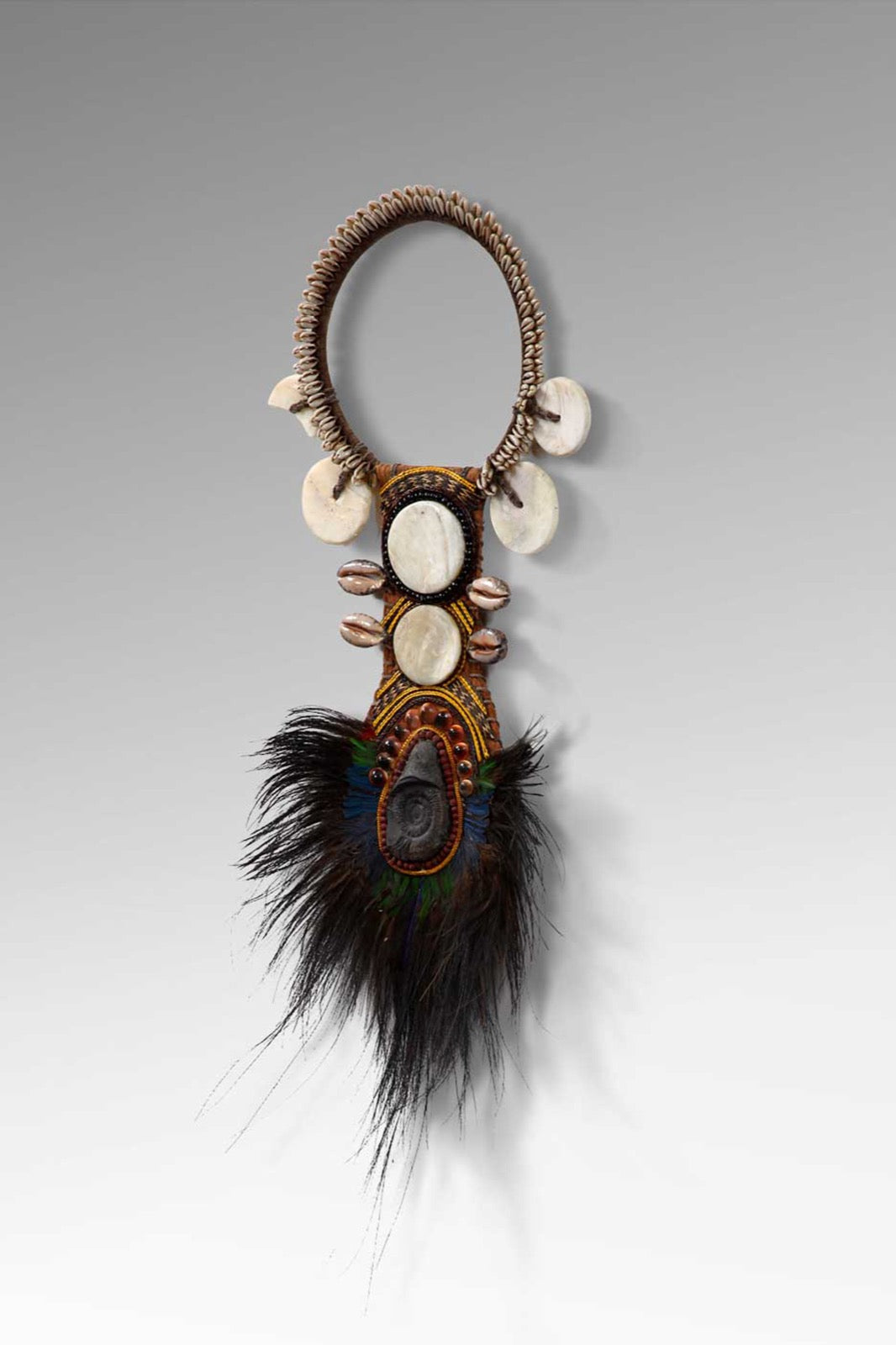 The Timbu Necklace decorative piece – natural materials, boho decor handmade in Bali