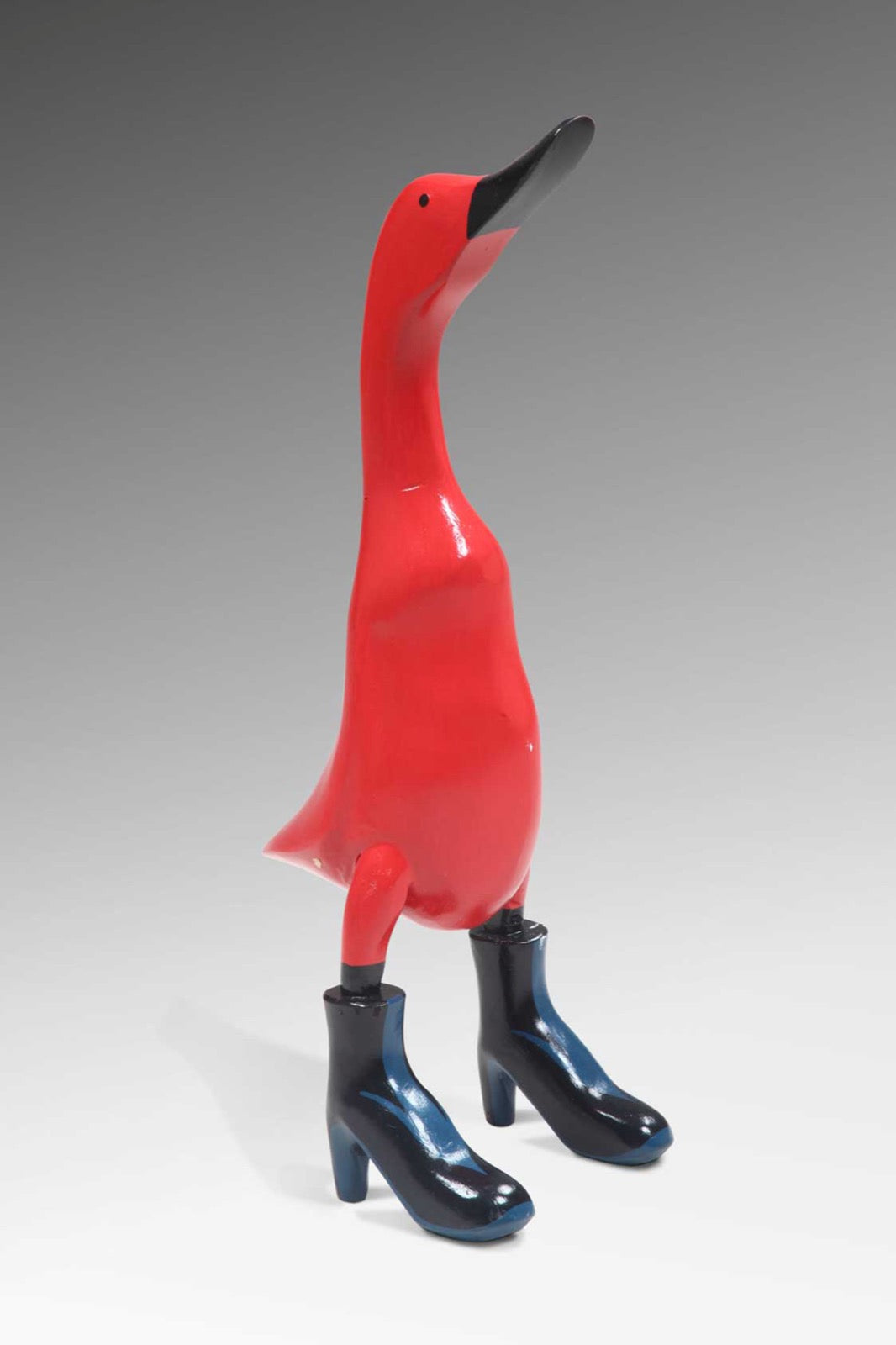 Funky Duck sculpture by BaliSouk – boho decor made in Bali