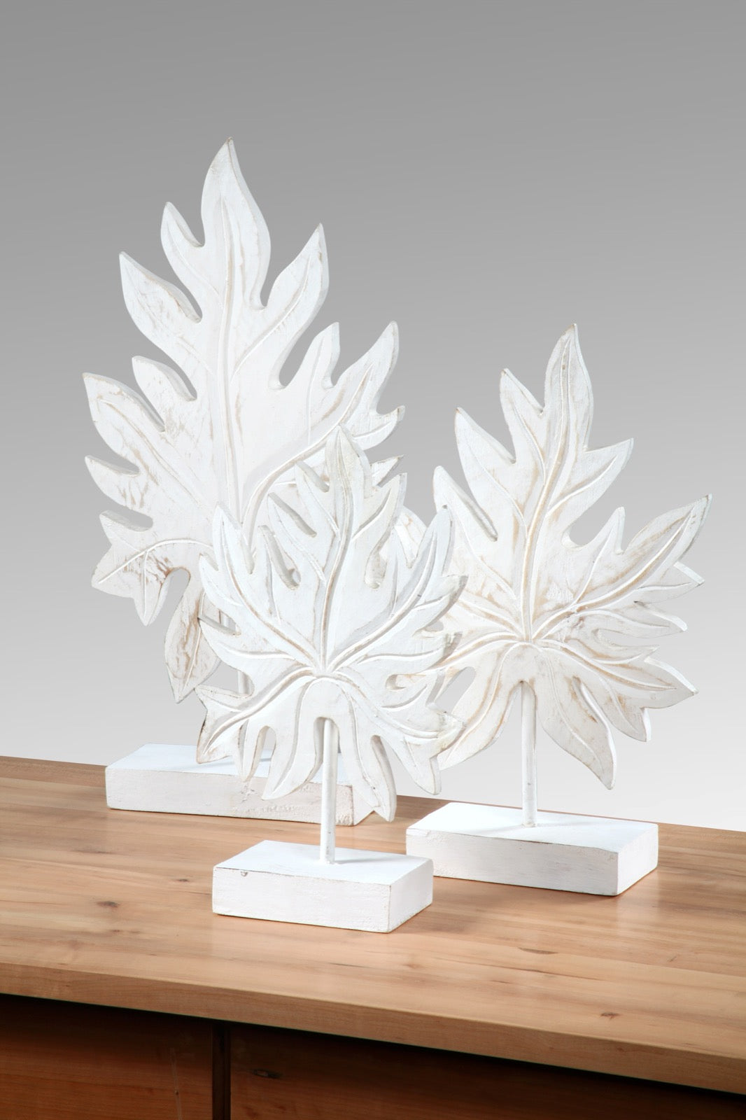 The Papaya Leaf decorative piece – natural materials, boho decor handmade in Bali