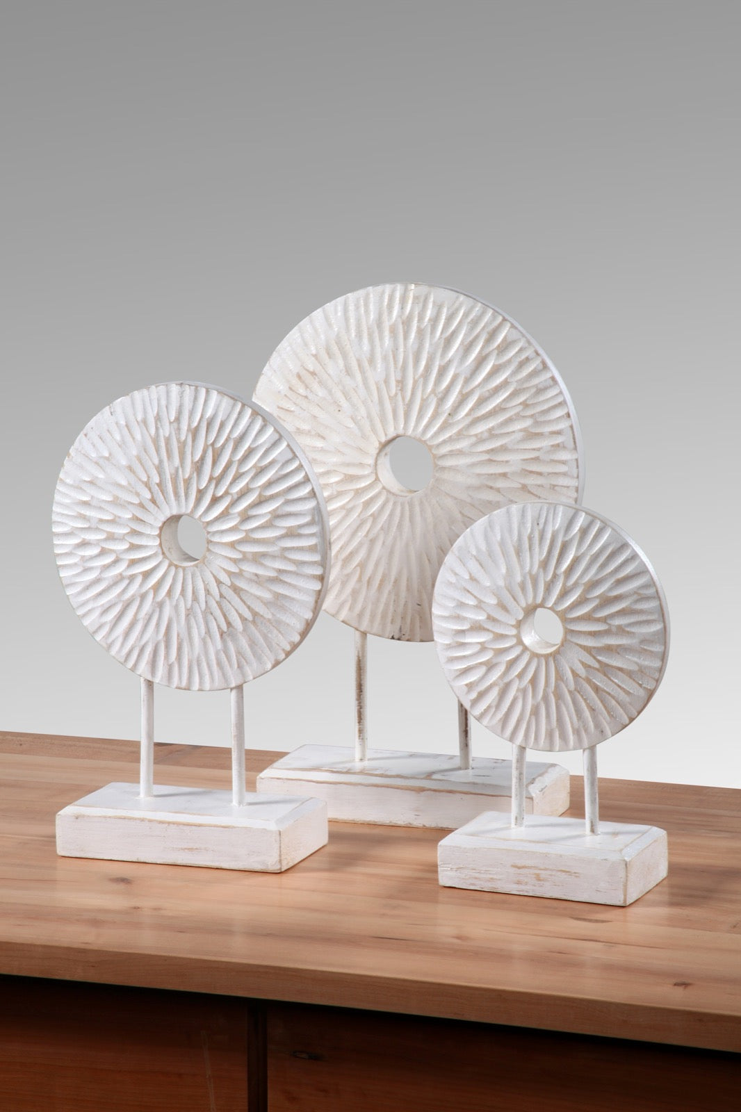 Albasia wood decorative piece – Rise – boho decor handmade in Bali by BaliSouk