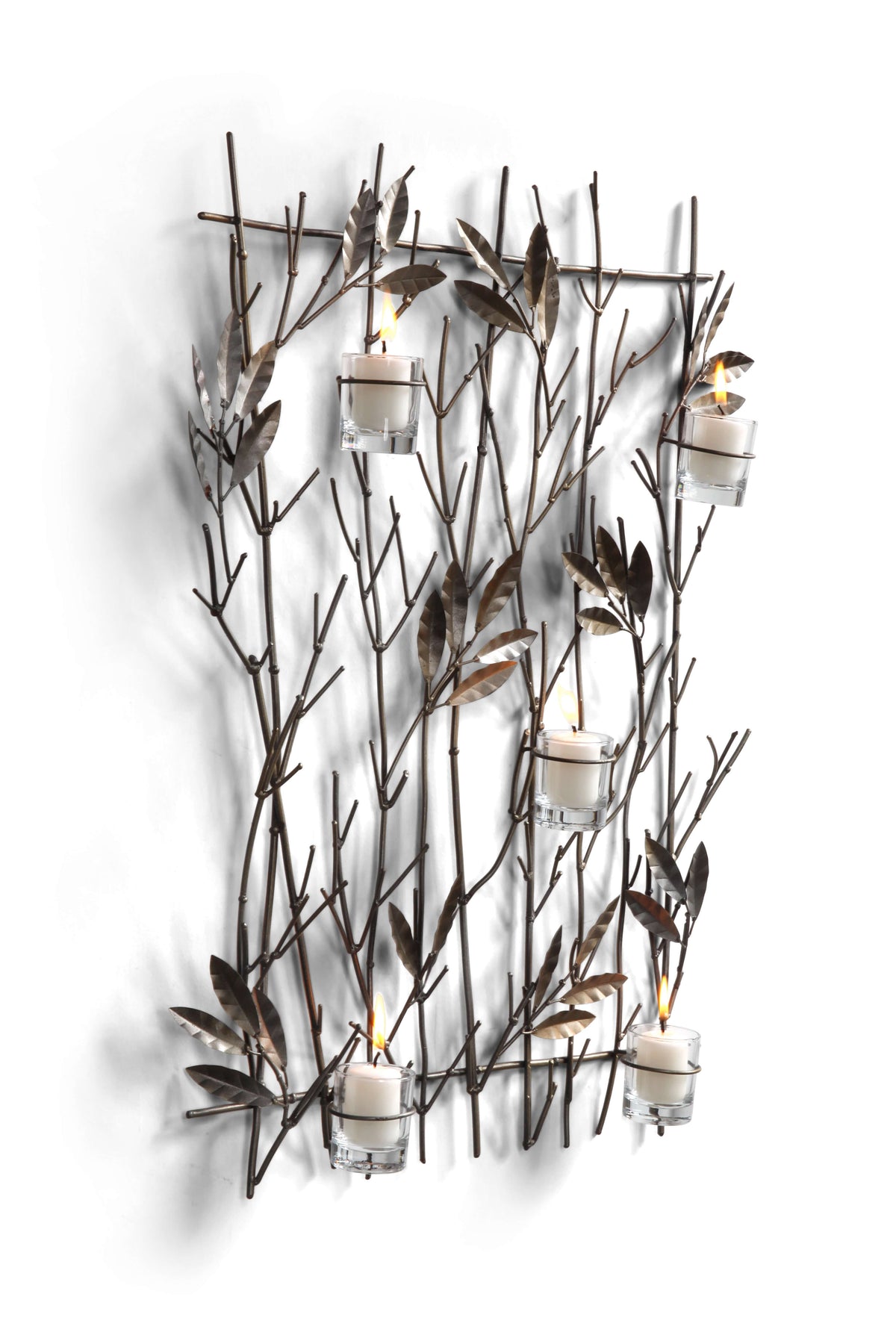 Bamboo Grove Wall Candle Holder