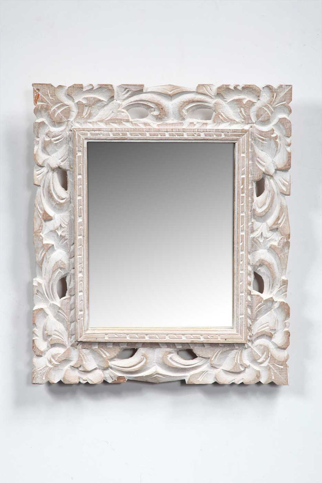 Albasia wood mirror – Varonn, natural natural materials in boho style