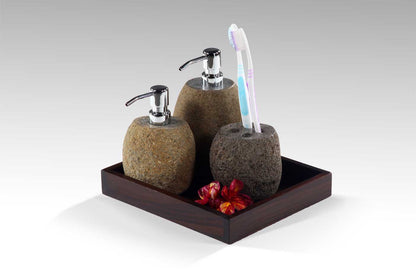 Stone bathroom accessory – Accessories – boho furniture handmade in Bali by BaliSouk