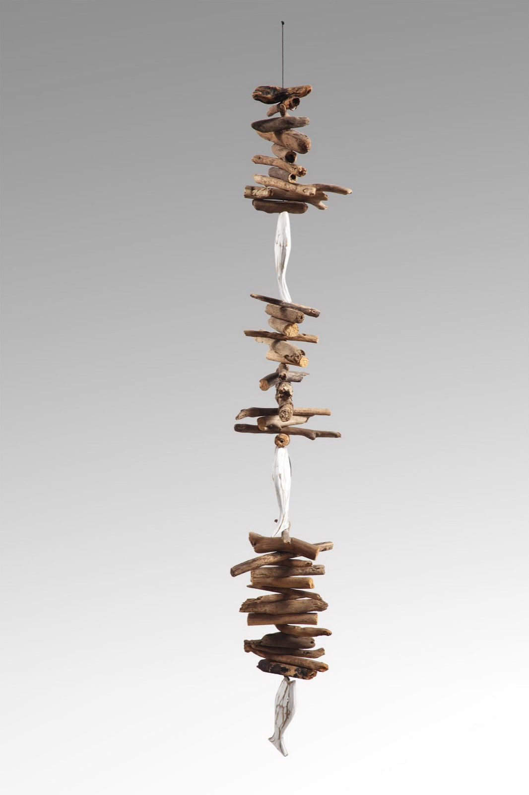 Albasia wood dream catcher Fisherman's – boho decor handcrafted in Bali by BaliSouk