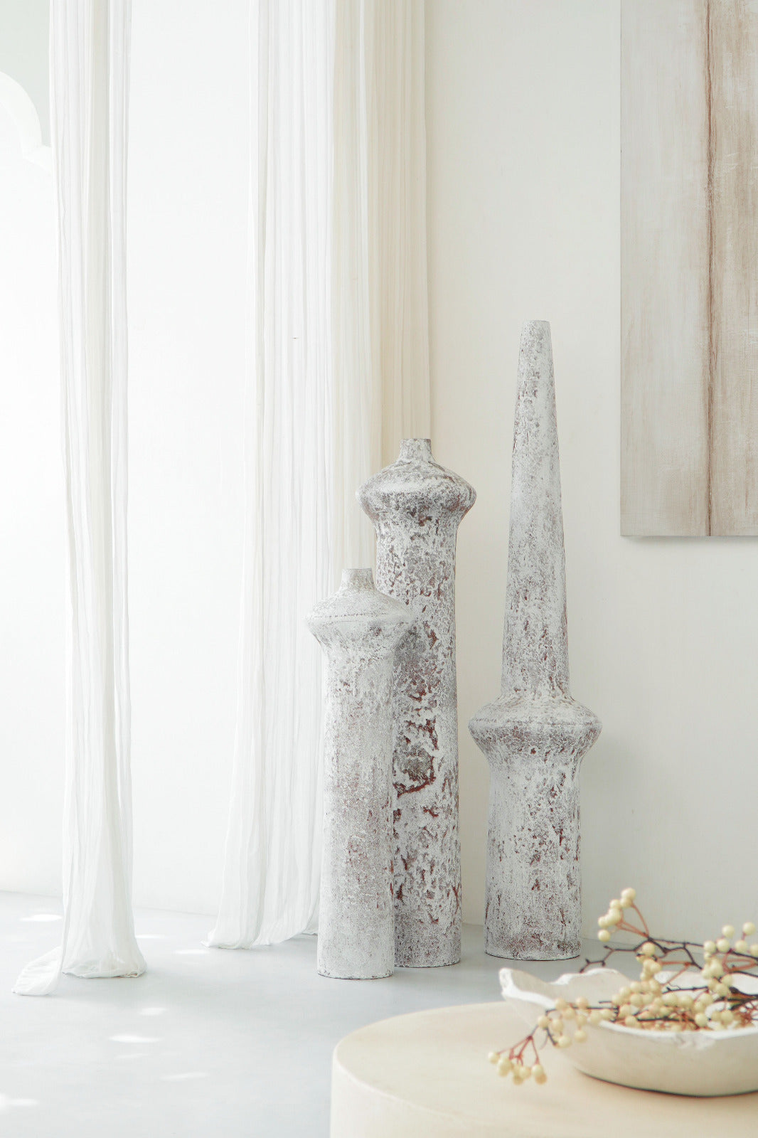 Albasia wood sculpture – Seahorses, natural natural materials in boho style