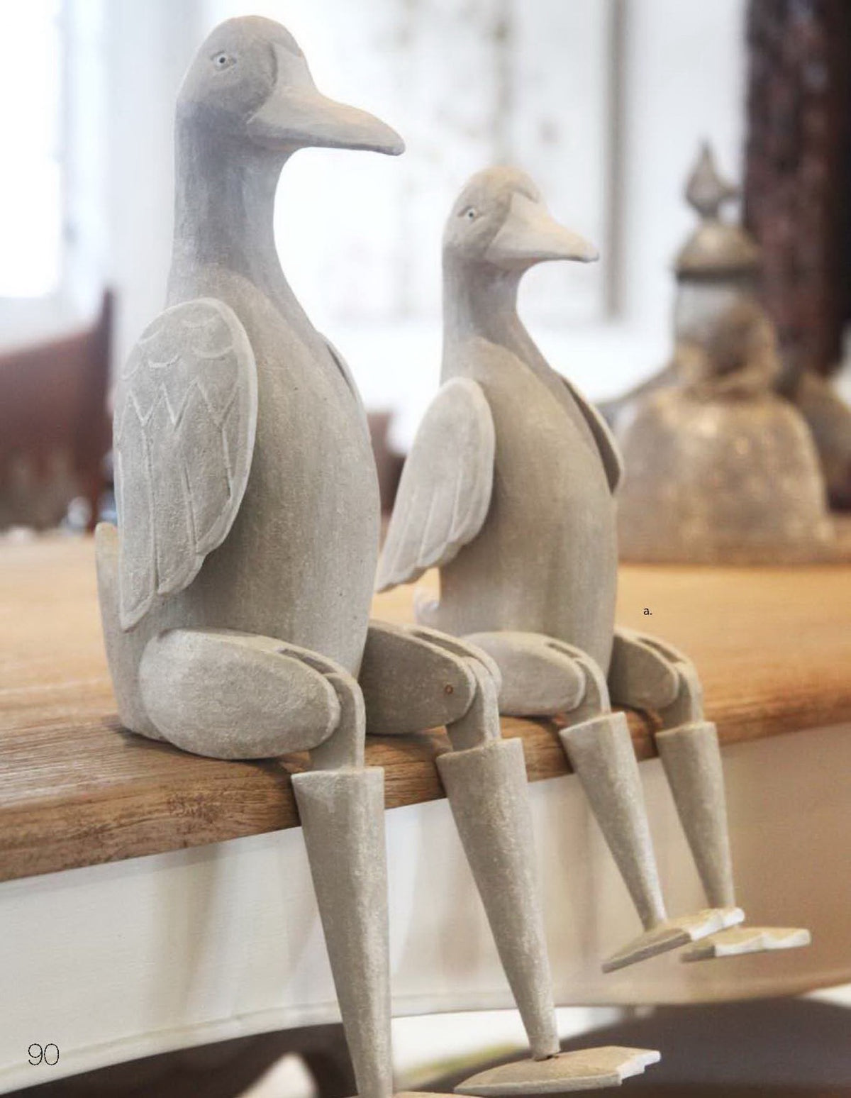Sitting White Ducks Set