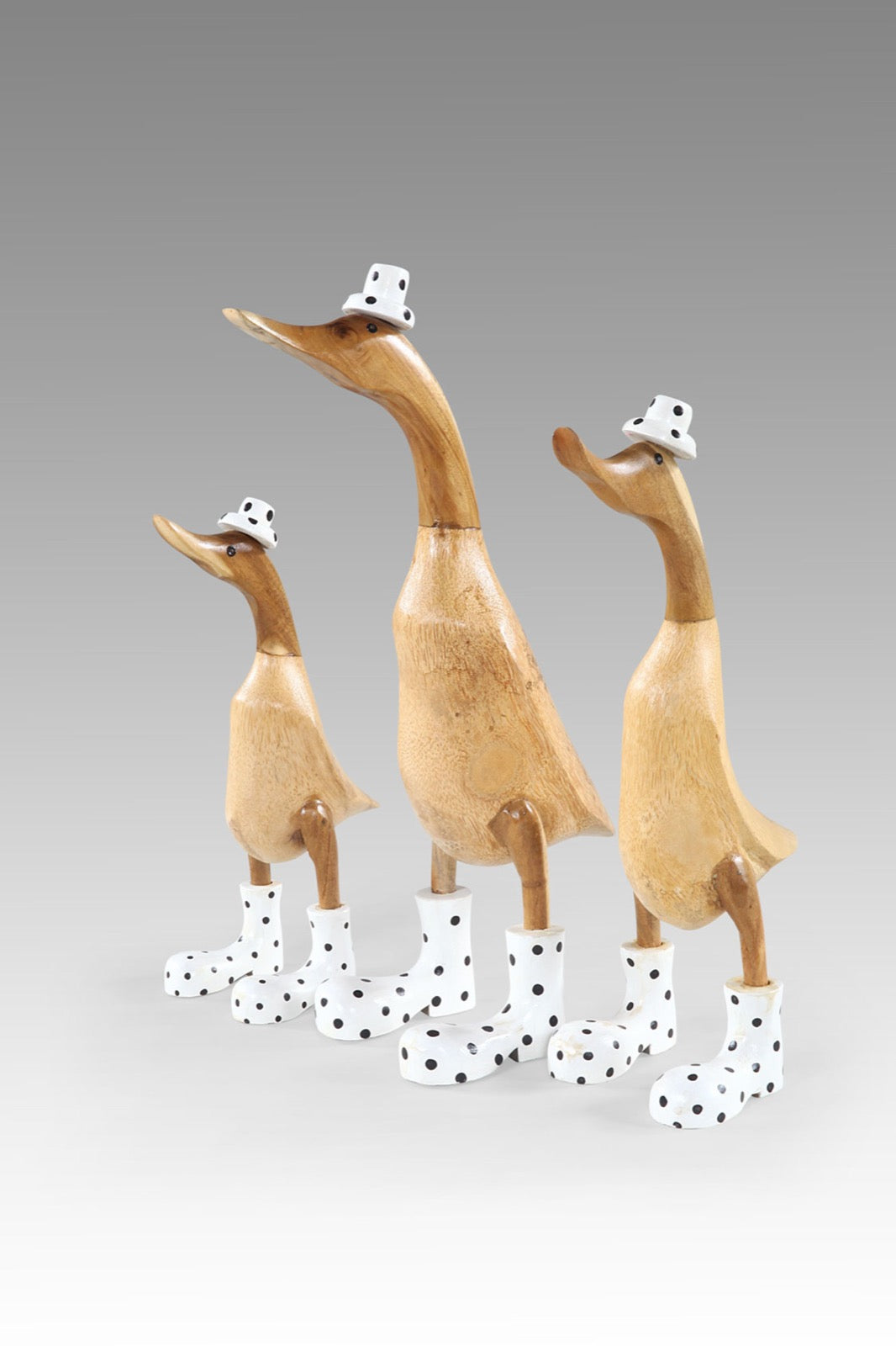 Bamboo sculpture – Funky Duck – boho decor handmade in Bali by BaliSouk