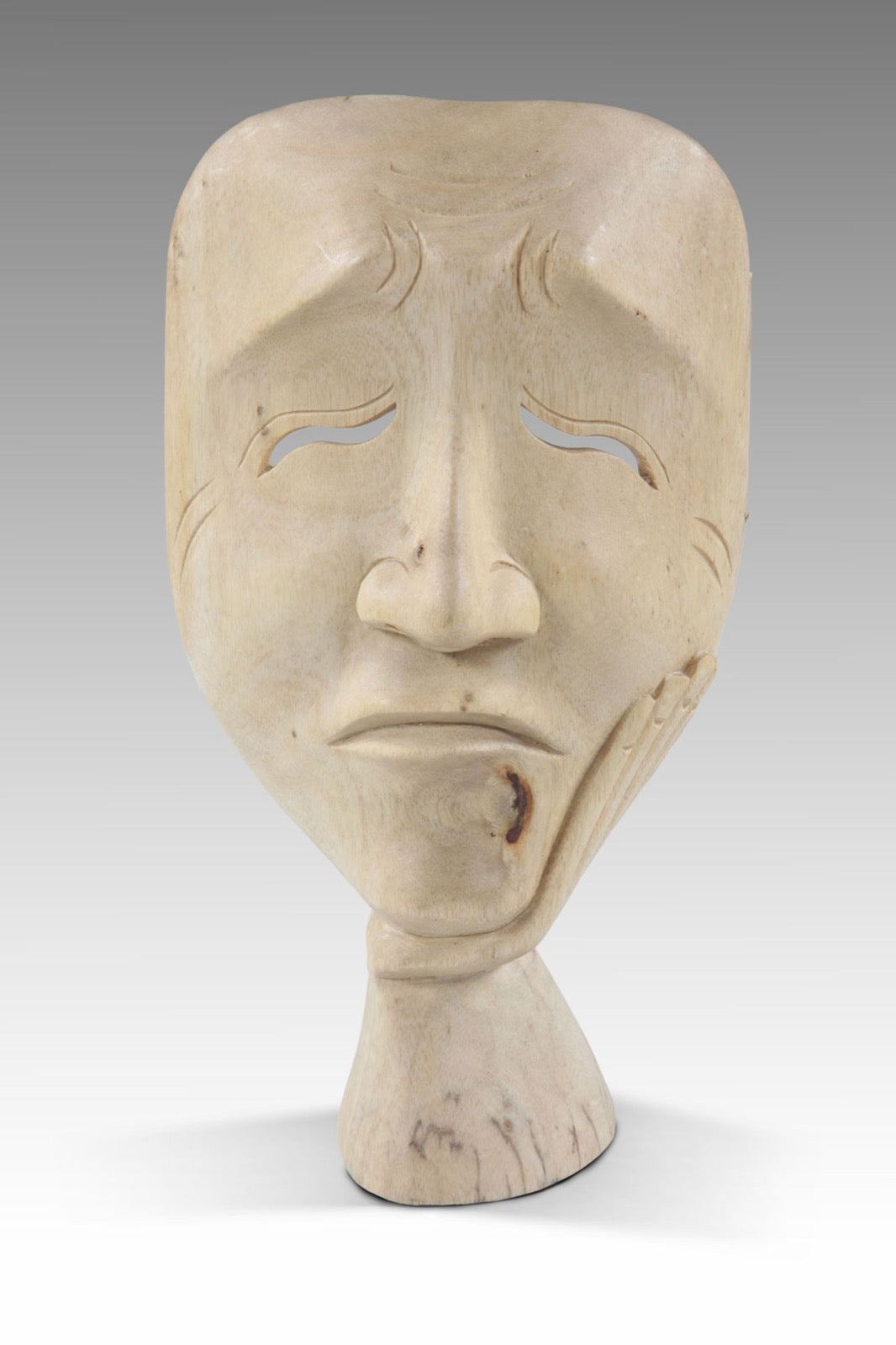 Albasia wood mask – Javanese – boho decor handmade in Bali by BaliSouk