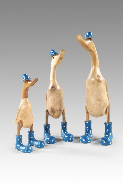 Bamboo sculpture – Funky Duck, natural natural materials in boho style