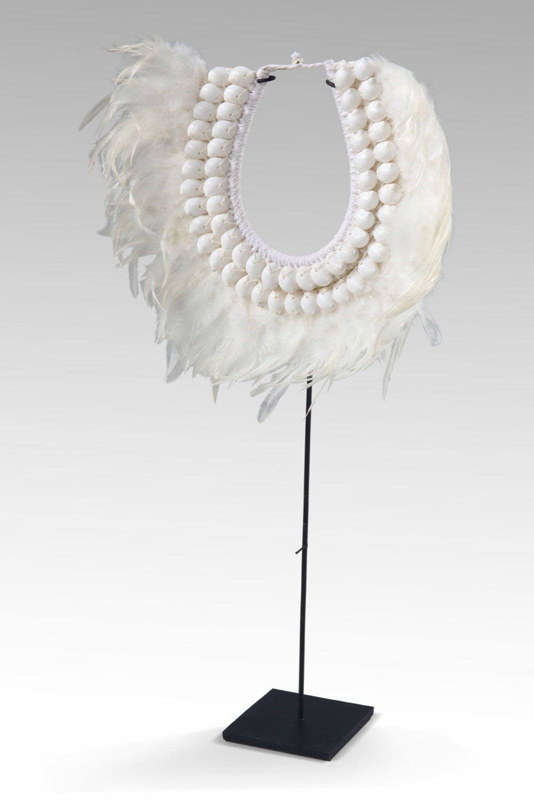 Feather Necklace – natural materials decorative piece, boho decor from Bali