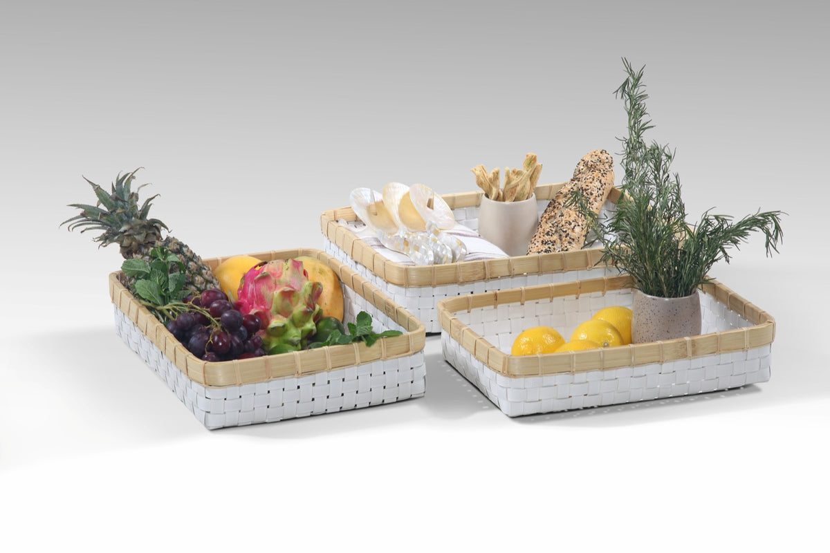 Bamboo tray Maia – boho decor handcrafted in Bali by BaliSouk