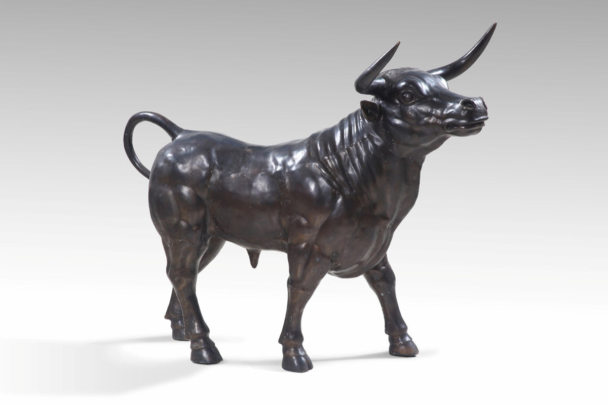 Bronze decorative piece – Bronze Toro – boho decor handmade in Bali by BaliSouk