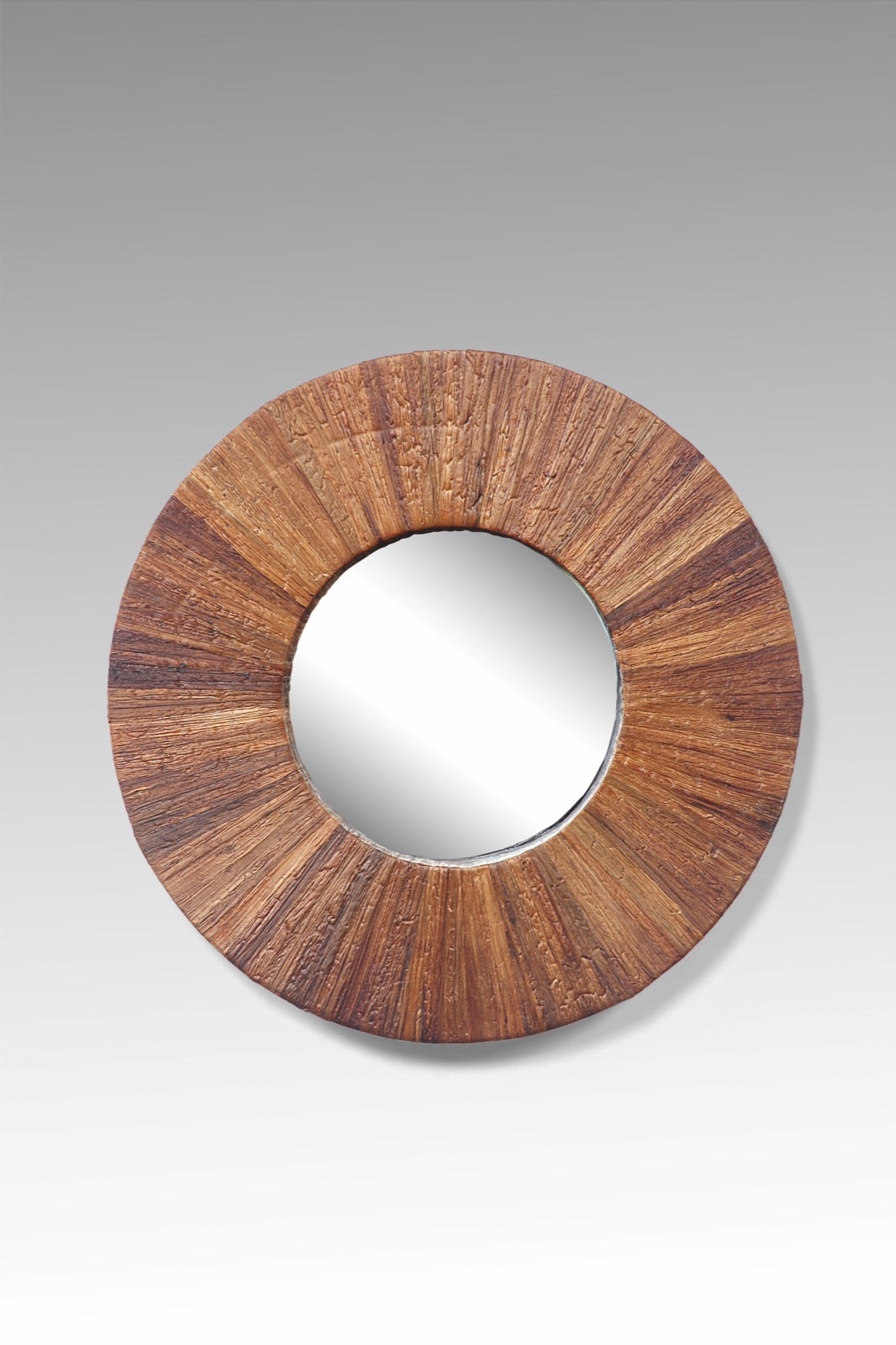 Espina Round Mirror Natural