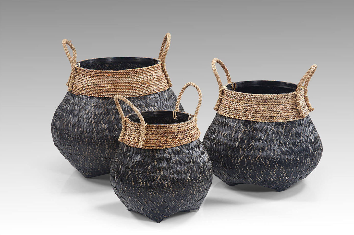 Kuno Round Basket Set Of Three