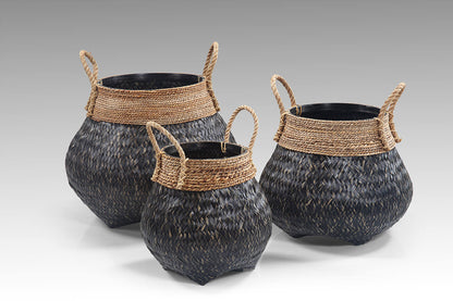 Bali Furniture – Kuno Round Basket Set Of Three