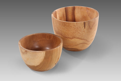 Solid wood bowl – Jade, natural natural materials in boho style