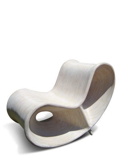 The Stripe lounger chair – natural materials, boho furniture handmade in Bali