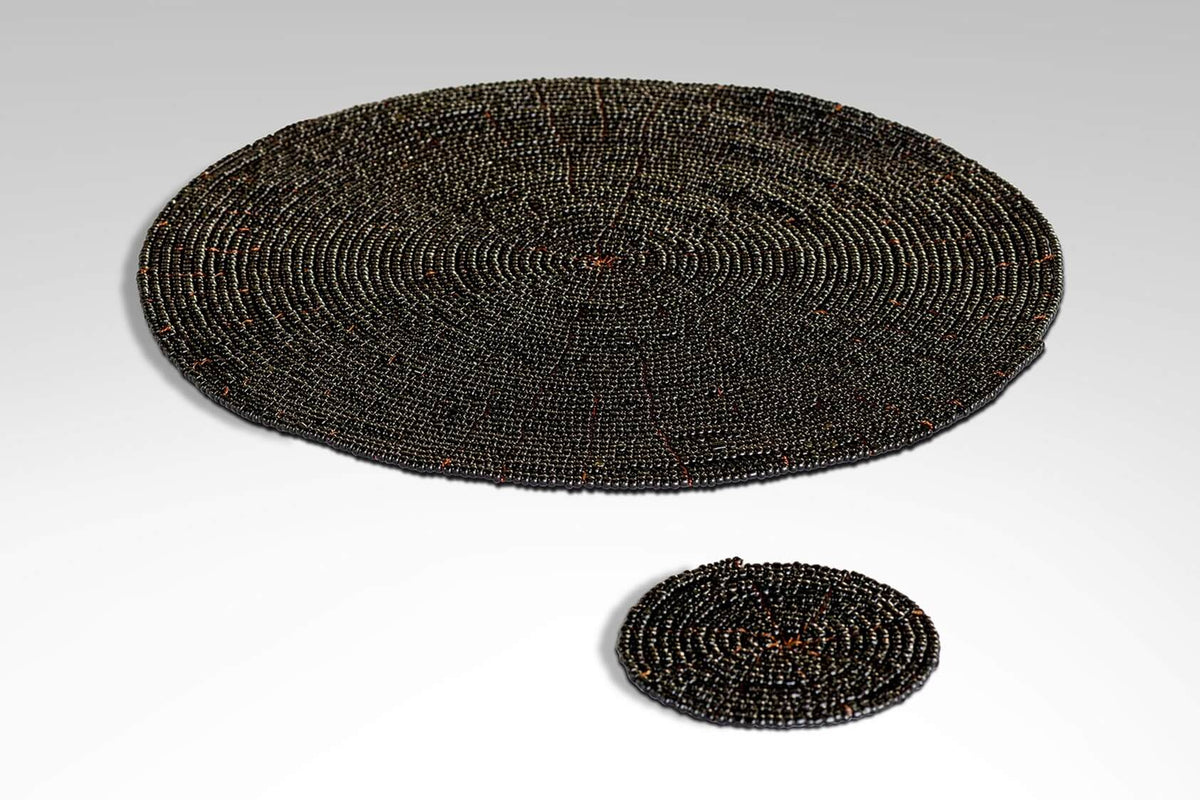 Round Placemat Black