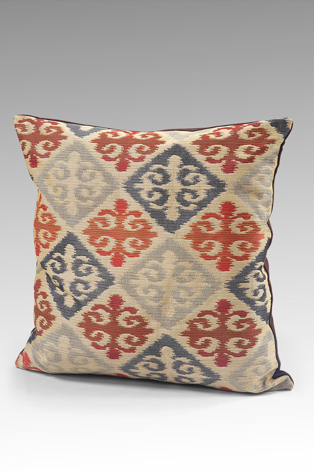 Pillow Medium pillow in natural materials – handmade boho decor from Bali