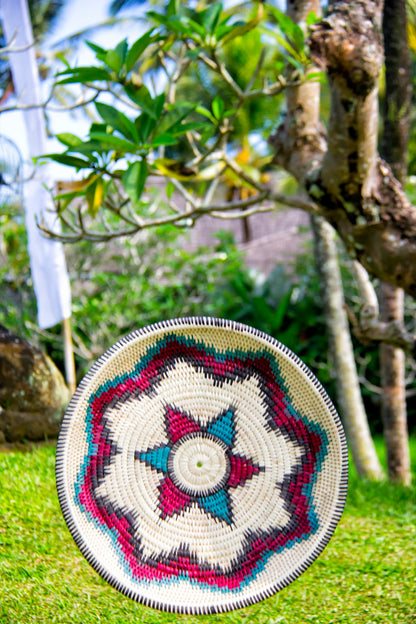 Wall Deco Round Plate plate by BaliSouk – boho decor made in Bali