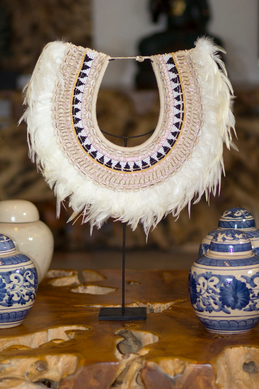 Shell decorative piece for boho interiors