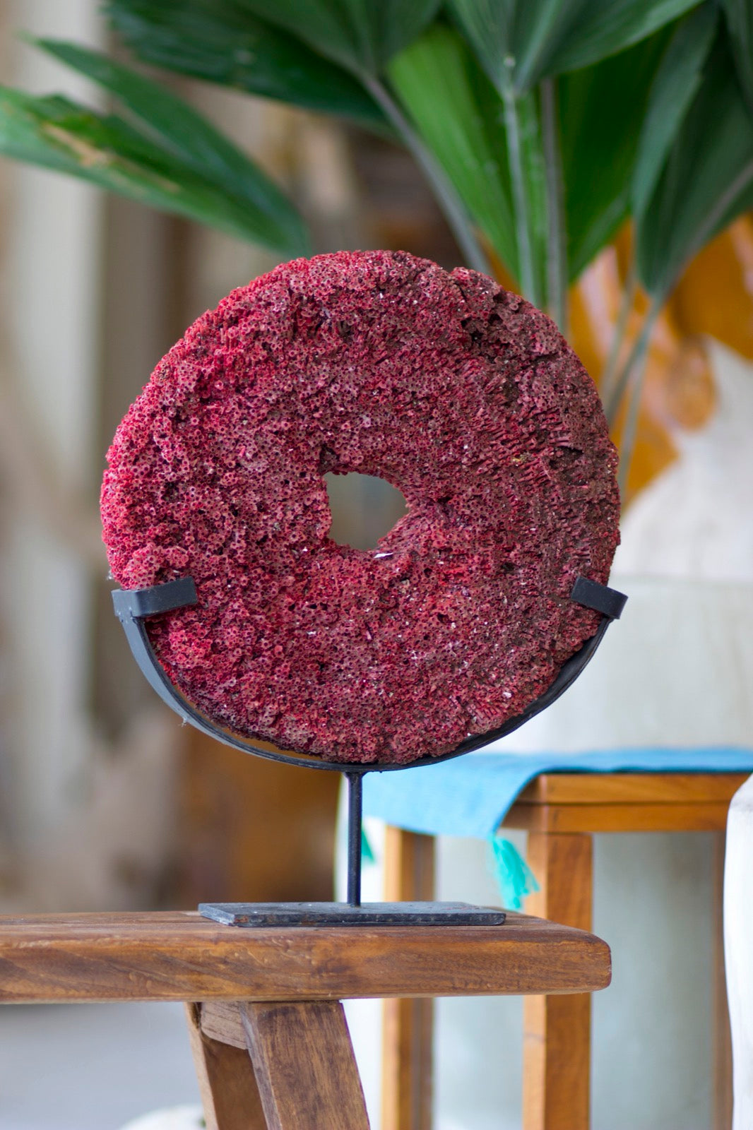 Coral Deco On Stand Purple