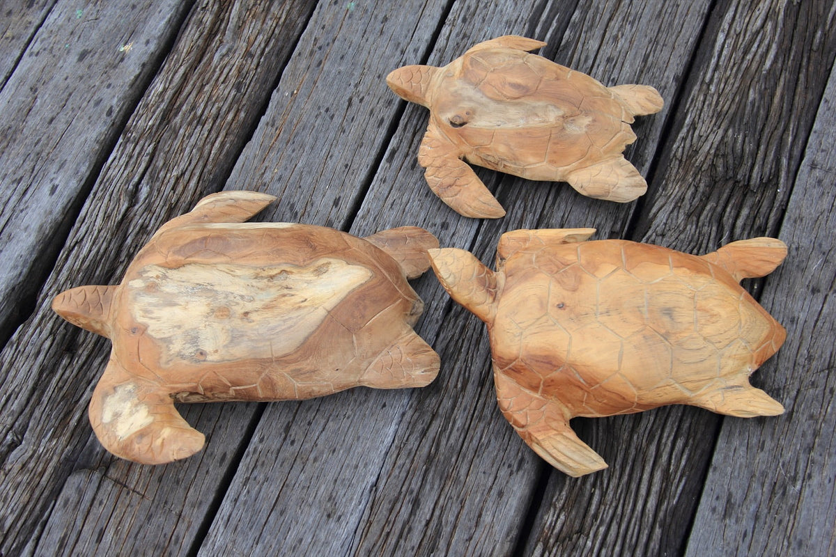 The Turtle sculpture – natural materials, boho decor handmade in Bali