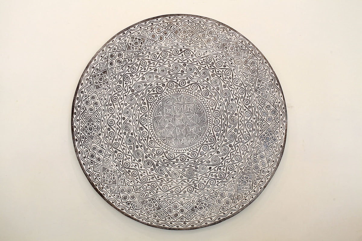 Timor Carving Deco Black Wash