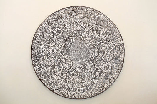 Timor Carving Deco Black Wash
