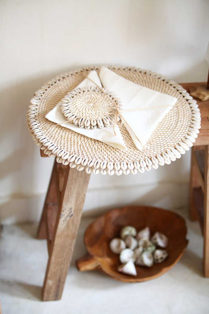 The Coaster decorative piece – natural materials, boho decor handmade in Bali